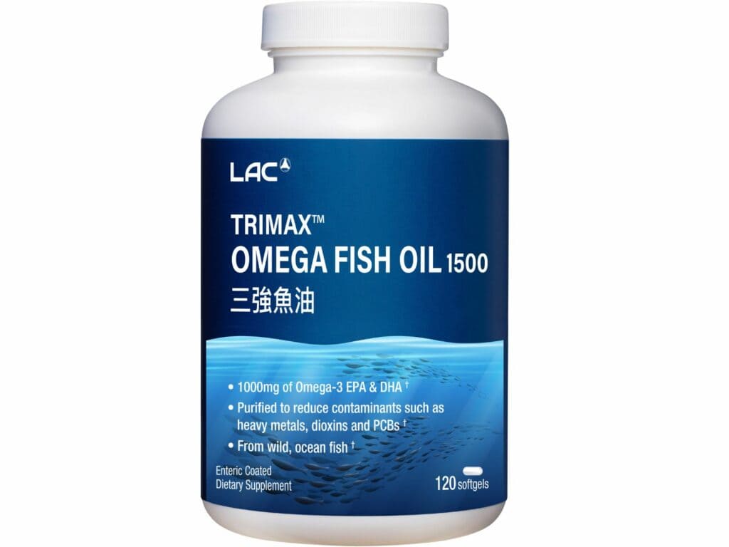 2025魚油推薦:LAC 三強魚油1500膠囊