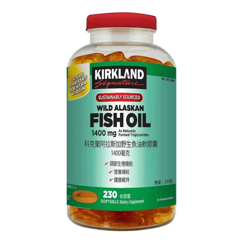 美澳魚油推薦 4:好市多 美國阿拉斯加野生魚油軟膠囊